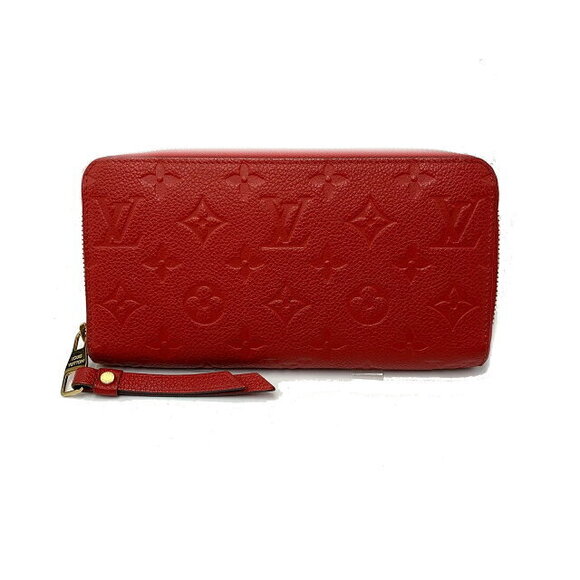 Louis Vuitton Handbags - Louis Vuitton Zippy Wallet Empreinte Leather Long Red Cerise Red